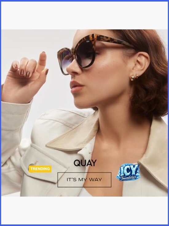 Oversized Cat Eye Sunglasses with Protective Case and Cleaning Cloth Bundle